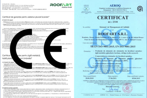 Garantiile RoofArt