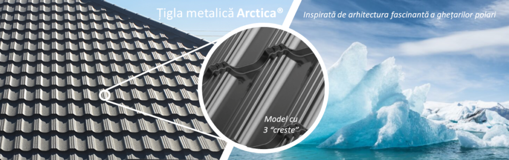 tigla metalica Arctica RoofArt